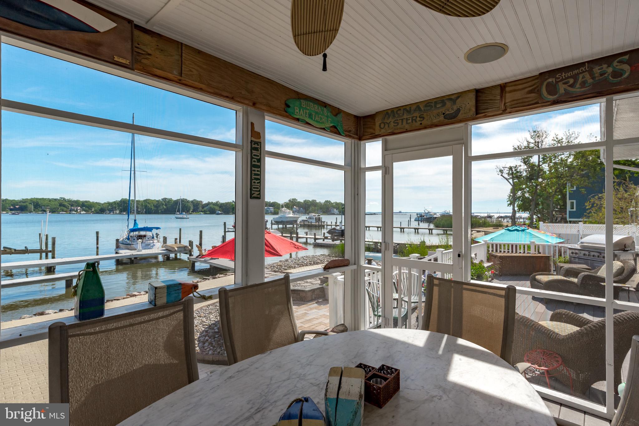 3731 Thomas Point Road Annapolis, MD 21403 - Photo 70 of 90 Screened porch for waterside dining