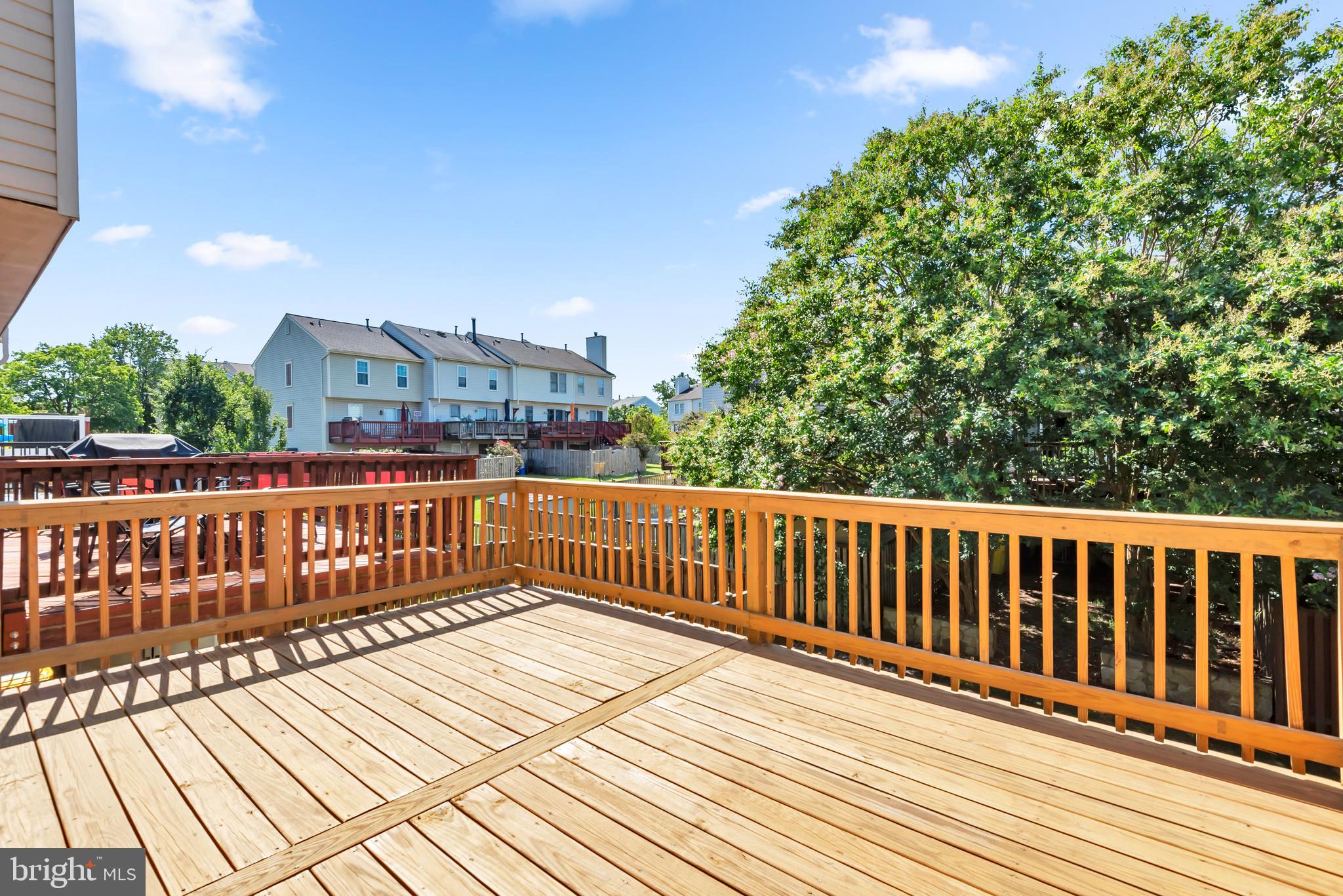 2407 Warm Spring Way Odenton, MD 21113 - Photo 12 of 45 a view of balcony with wooden floor