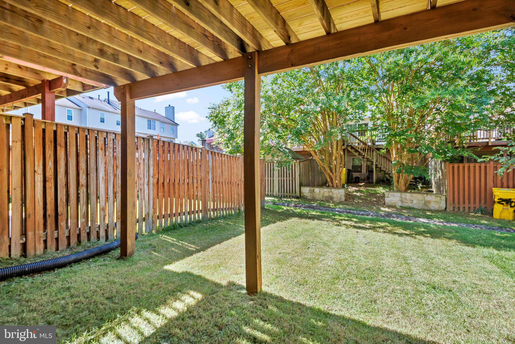 2407 Warm Spring Way Odenton, MD 21113 - Photo 33 of 45 a view of a porch with a backyard