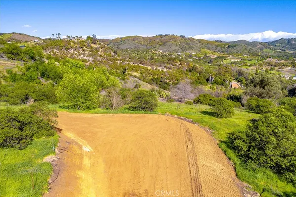 a view of a city with mountain