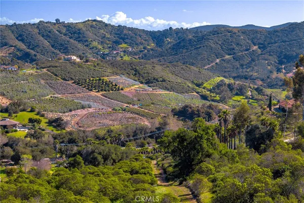 a view of a city with a mountain