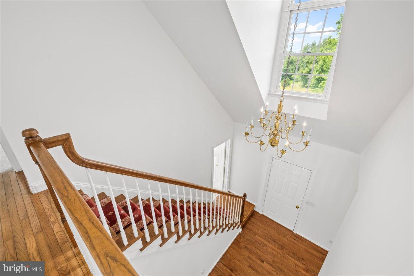 274 Aaron Mountain Road Castleton, VA 22716 - Photo 25 of 76 Elegant staircase with natural light.