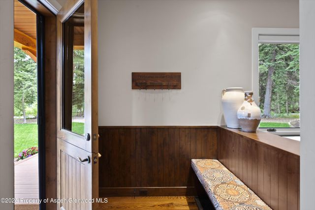 a front view of a house with a window