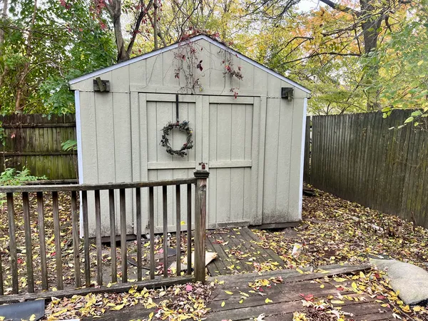 a view of a small house