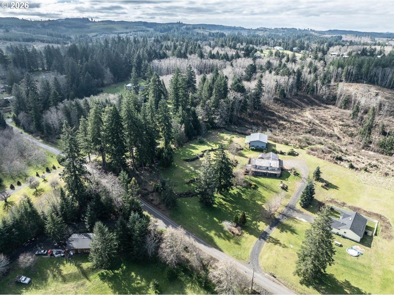 91828 Akerstedt Road Astoria, OR 97103 - Photo 2 of 48 a view of a lake with middle of residential houses