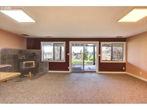 a view of a room with walk in closet
