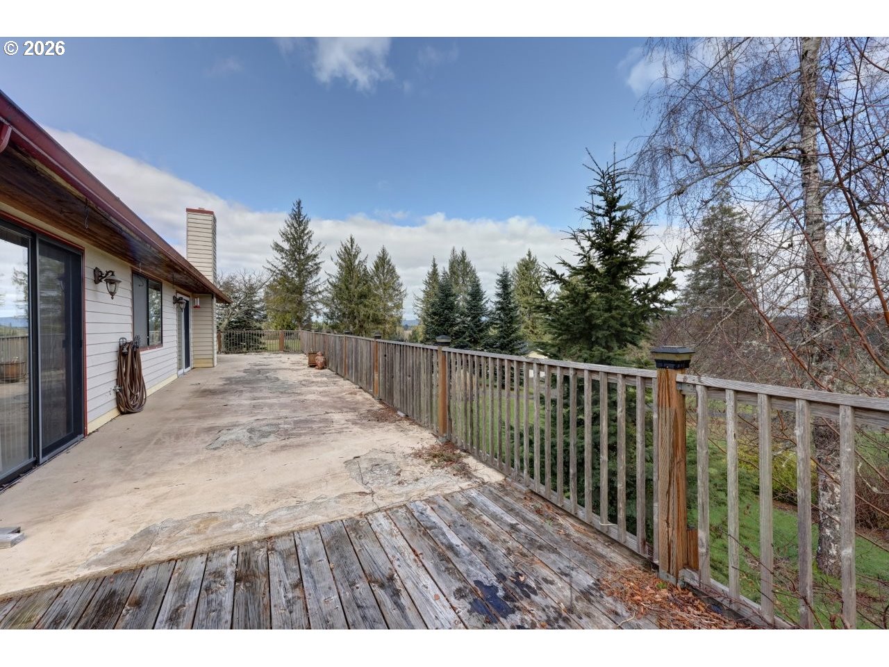 91828 Akerstedt Road Astoria, OR 97103 - Photo 39 of 48 a view of backyard with small cabin
