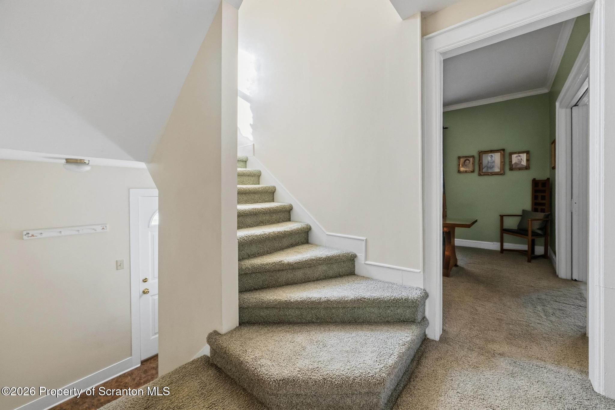 616 Myrtle Street Scranton, PA 18510 - Photo 22 of 65 a view of entryway and hall with a rug