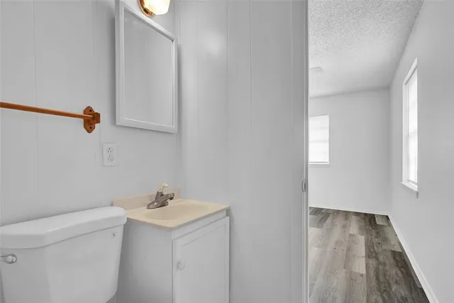 a bathroom with a sink and a toilet