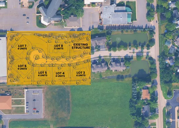 a sign on the side of building