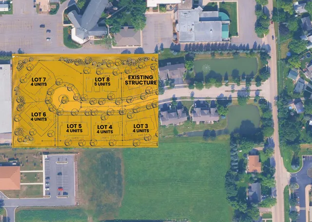 a sign on the side of building