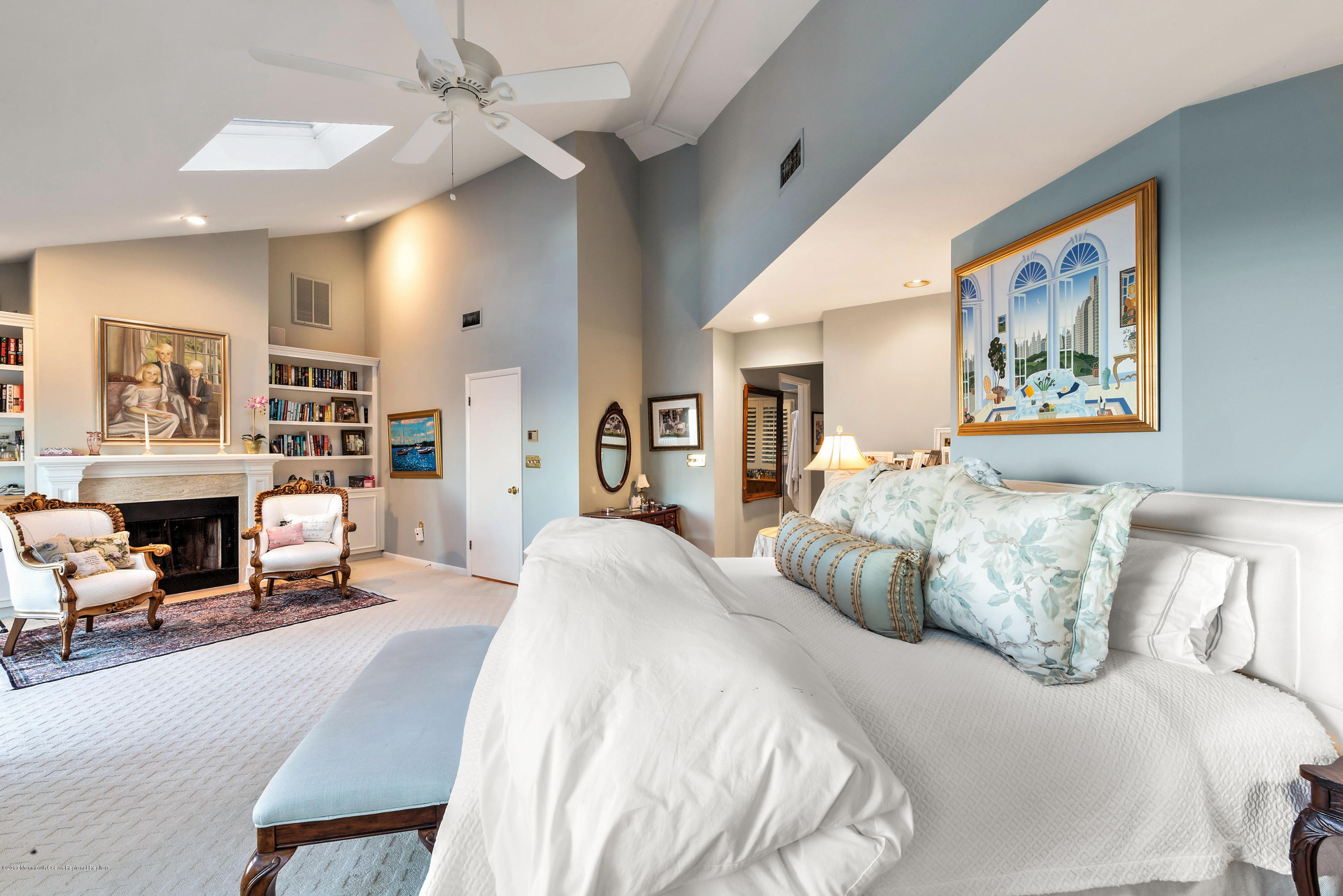 1 Hook Harbor Road Atlantic Highlands, NJ 07716 - Photo 25 of 40 a bedroom with a bed and glass walk in closet