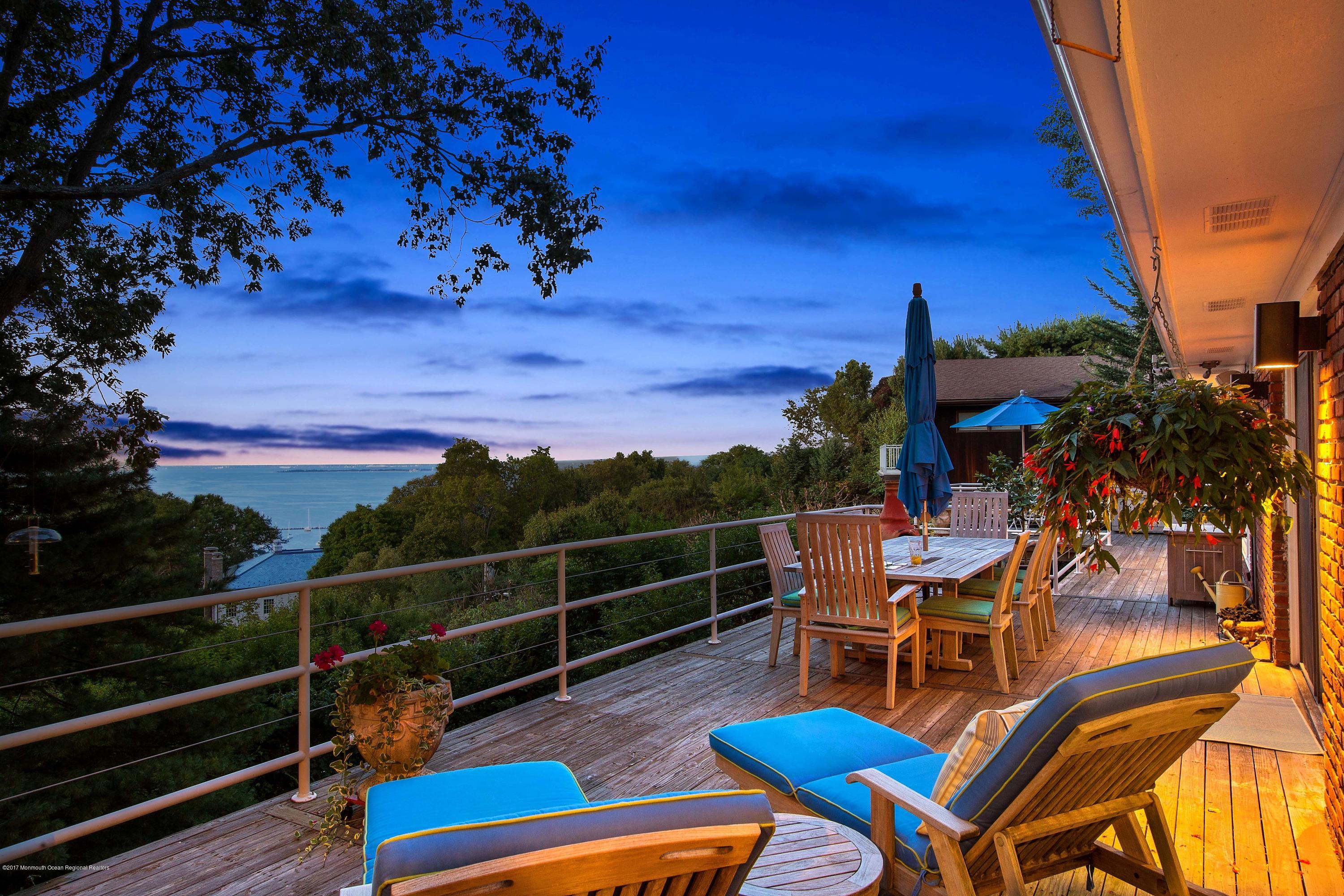 1 Hook Harbor Road Atlantic Highlands, NJ 07716 - Photo 3 of 40 a view of a chairs and table in patio