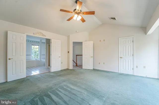 a view of an empty room