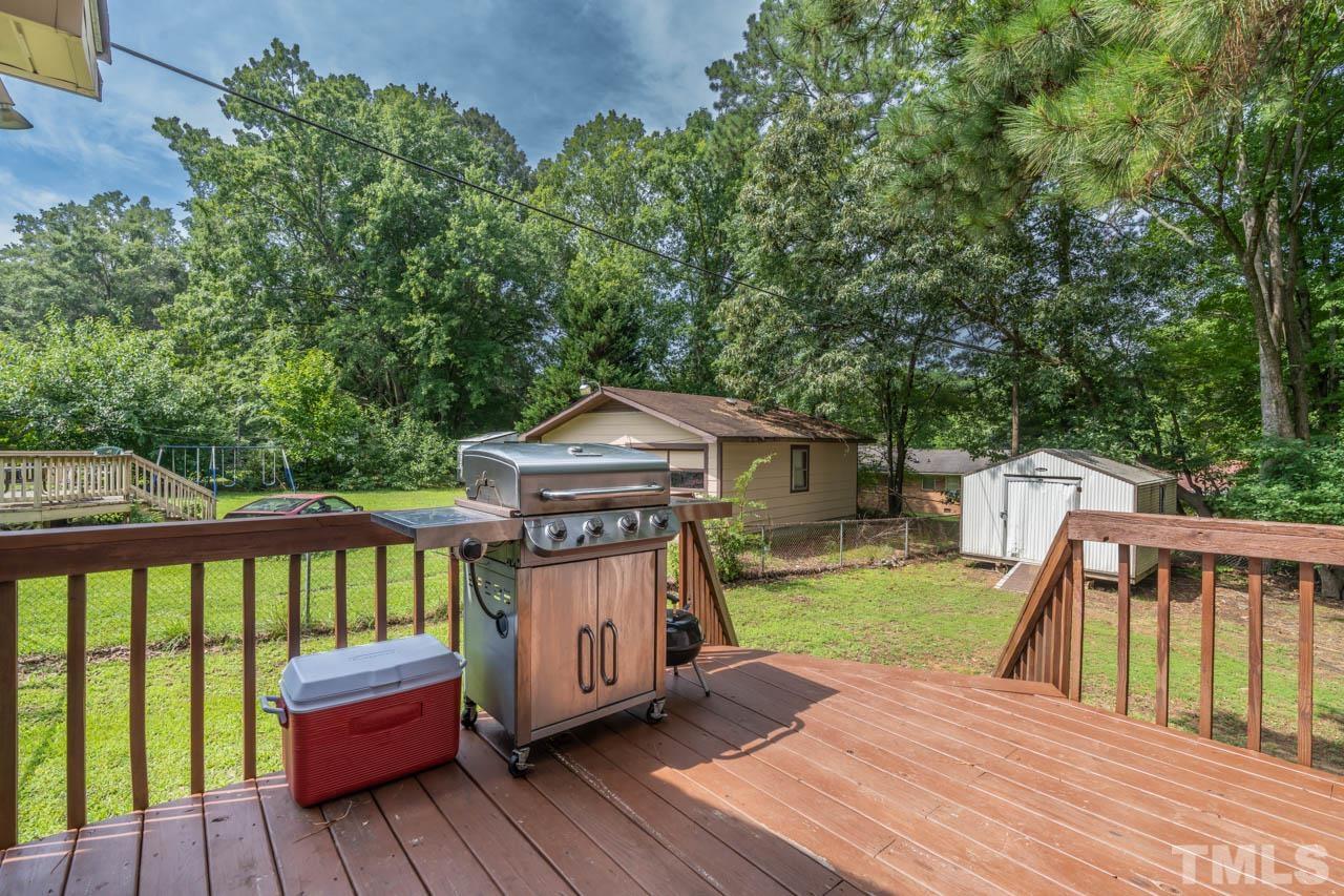479 Ridgecrest Trail Henderson, NC 27537 - Photo 15 of 19 a view of a two chairs in the deck