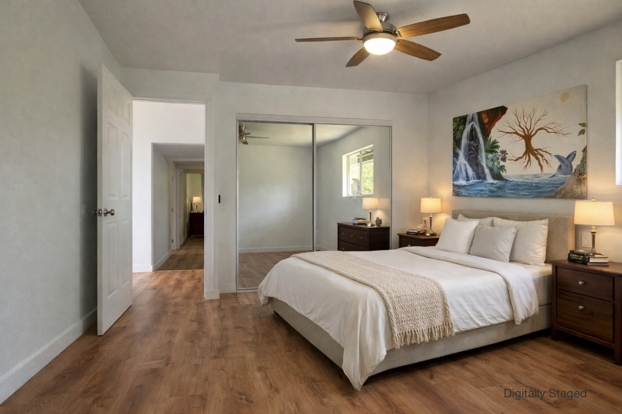 82-6136 D Road, Unit B Captain Cook, HI 96704 - Photo 6 of 30 a bedroom with a bed and window