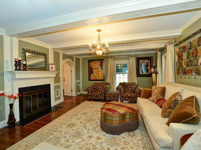 4850 Old Boston Road Whitehall, PA 15227 - Photo 4 of 25 Living Room. The 25 x 13 formal living room has beautiful hard wood flooring. this room has stacked custom molding and painted beams and is a great place for entertaining. Come and enjoy with family and friends!
