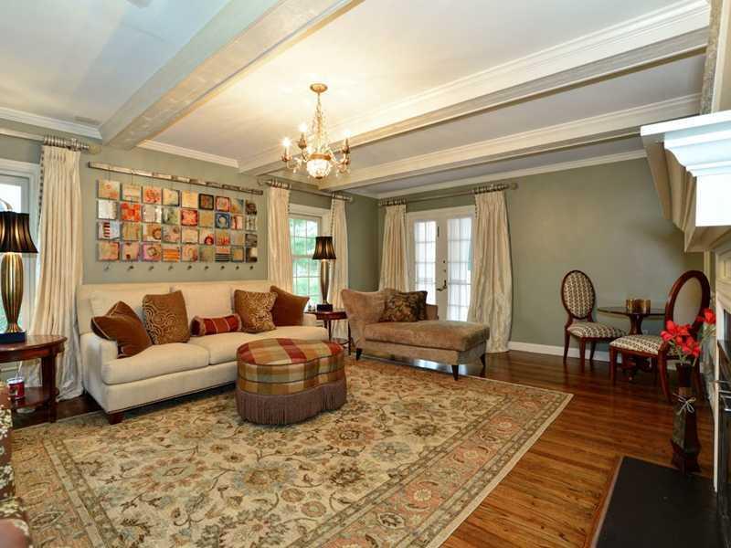 4850 Old Boston Road Whitehall, PA 15227 - Photo 5 of 25 Living Room. Stunning... is the word to describe this room! The custom drapes are worth over $17,000 and were imported from Italy. This spacious room has double doors for privacy and access to the side porch, too.