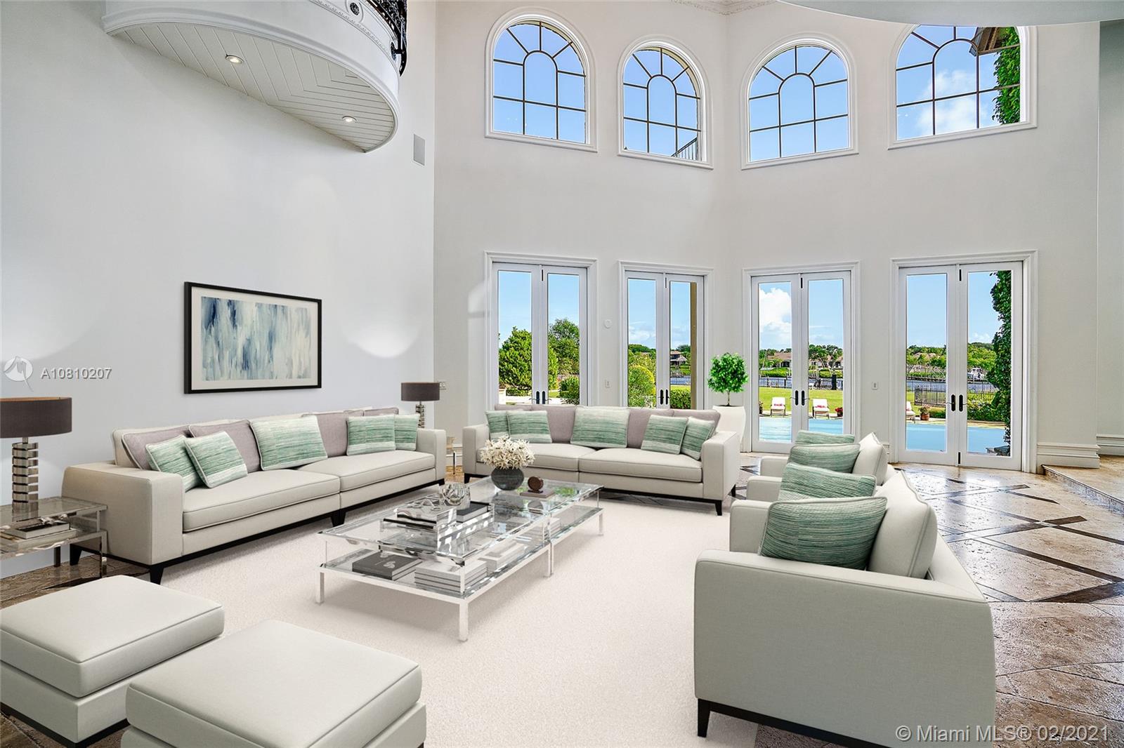 494 Mariner Drive Jupiter, FL 33477 - Photo 2 of 34 Virtually Staged Living Room