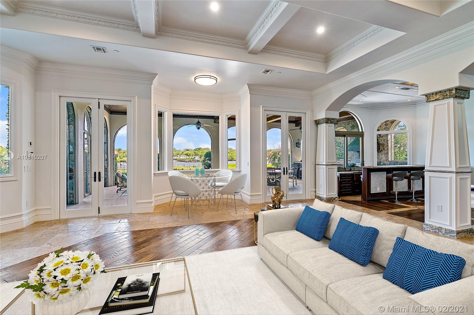 494 Mariner Drive Jupiter, FL 33477 - Photo 22 of 34 Virtually Staged Great Room