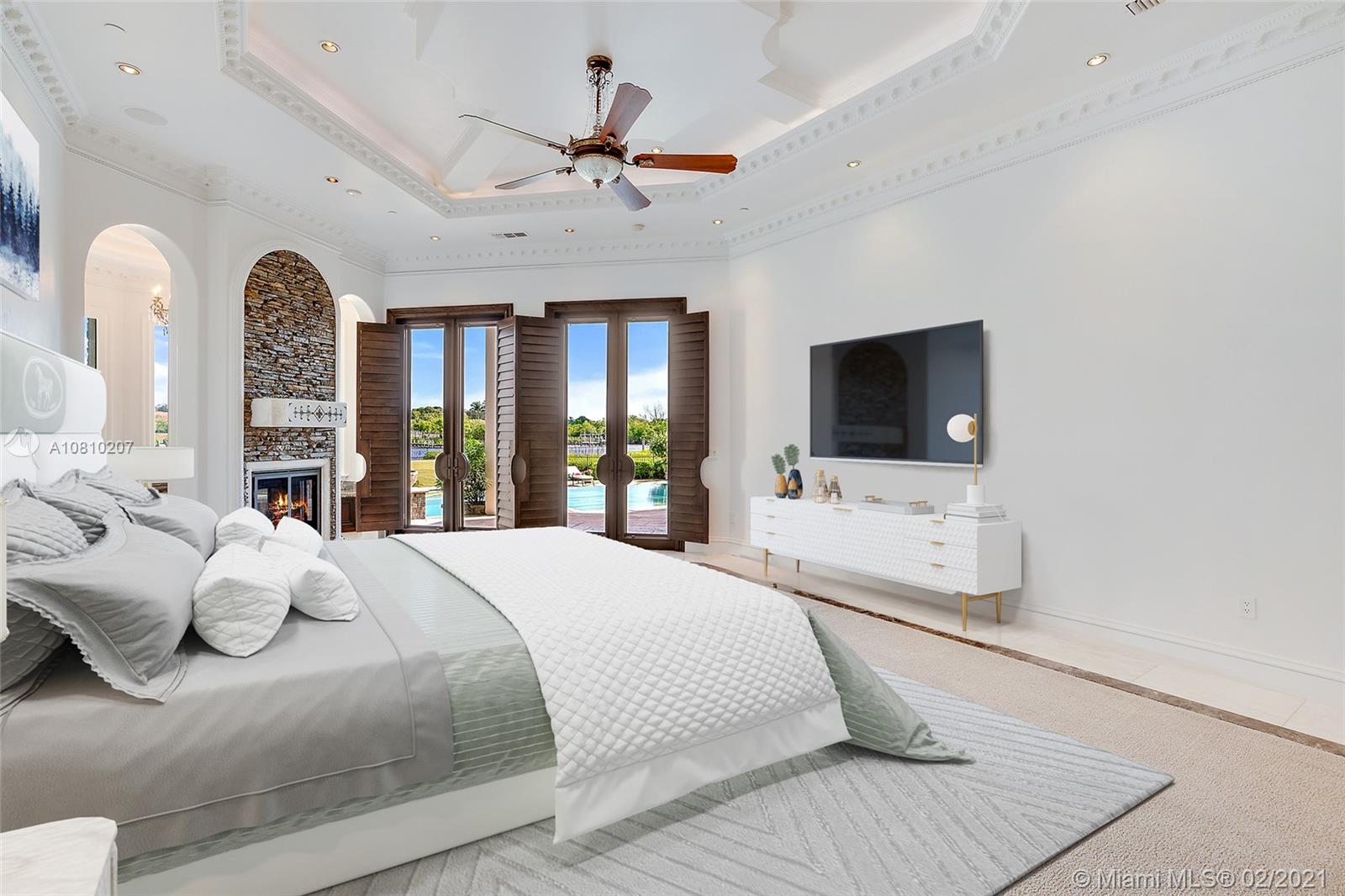 494 Mariner Drive Jupiter, FL 33477 - Photo 7 of 34 Virtually Staged Master Bedroom