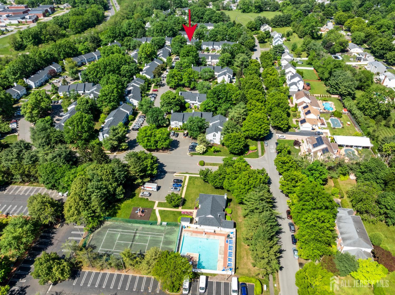 58 La Rue Lane East Brunswick, NJ 08816 - Photo 18 of 26 an aerial view of a houses with yard