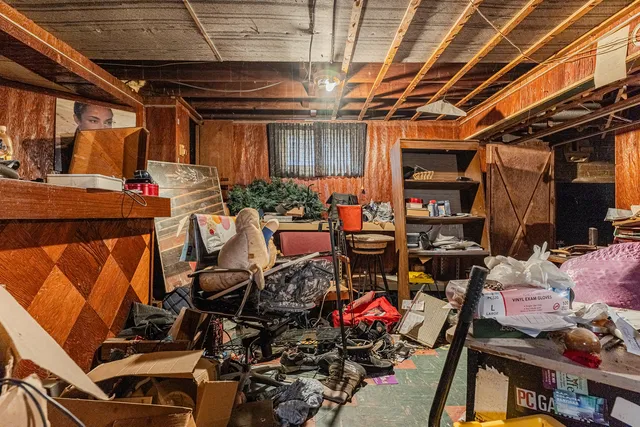 a view of a storage room with a lot of stuff