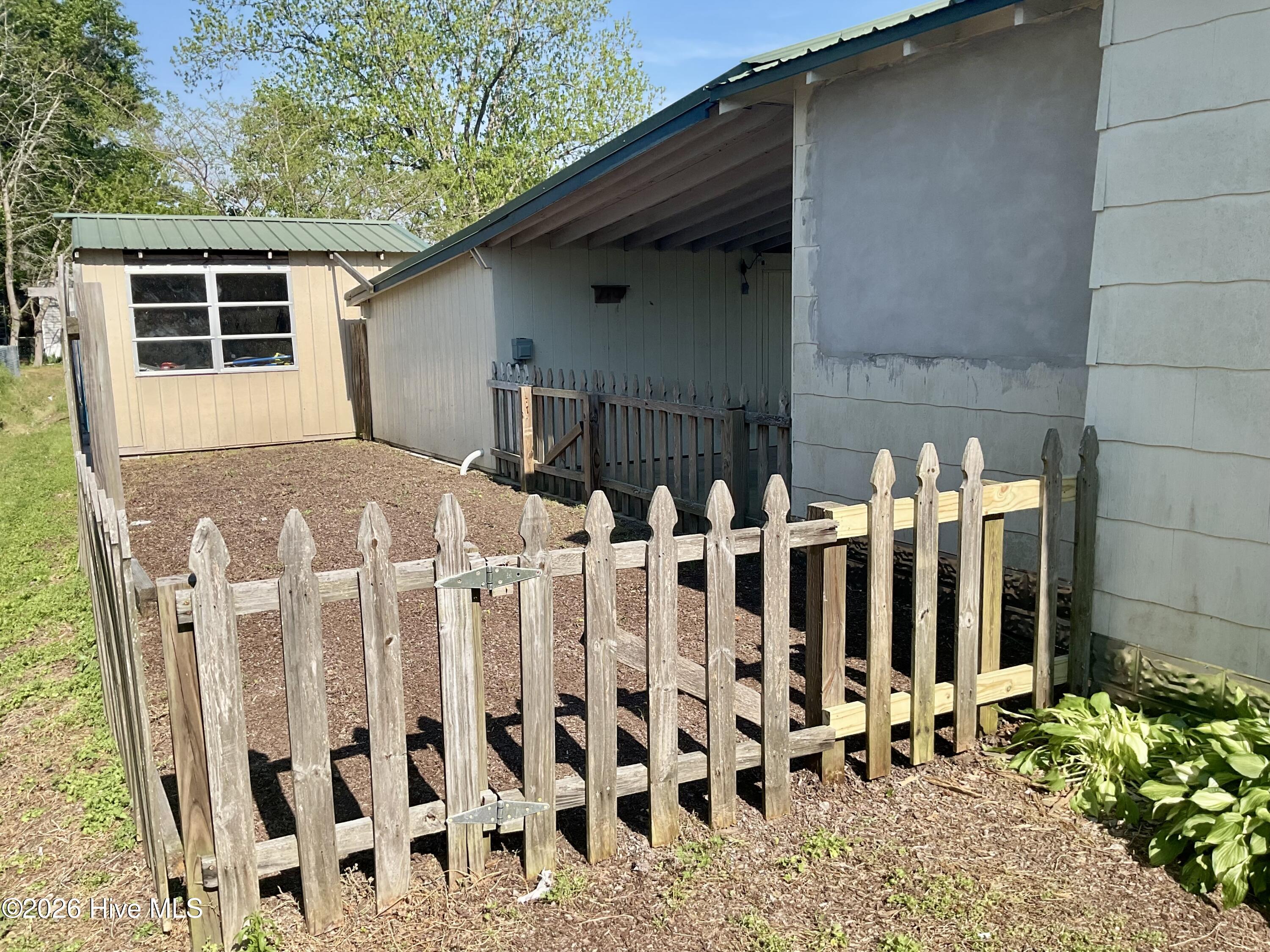 258 Main Street Pinetown, NC 27865 - Photo 25 of 39 FENCED IN SIDE RUNNER