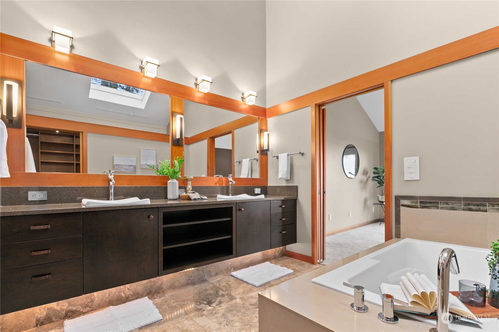 629 Fieldston Road Bellingham, WA 98225 - Photo 27 of 40 a kitchen with stainless steel appliances kitchen island granite countertop a sink and cabinets