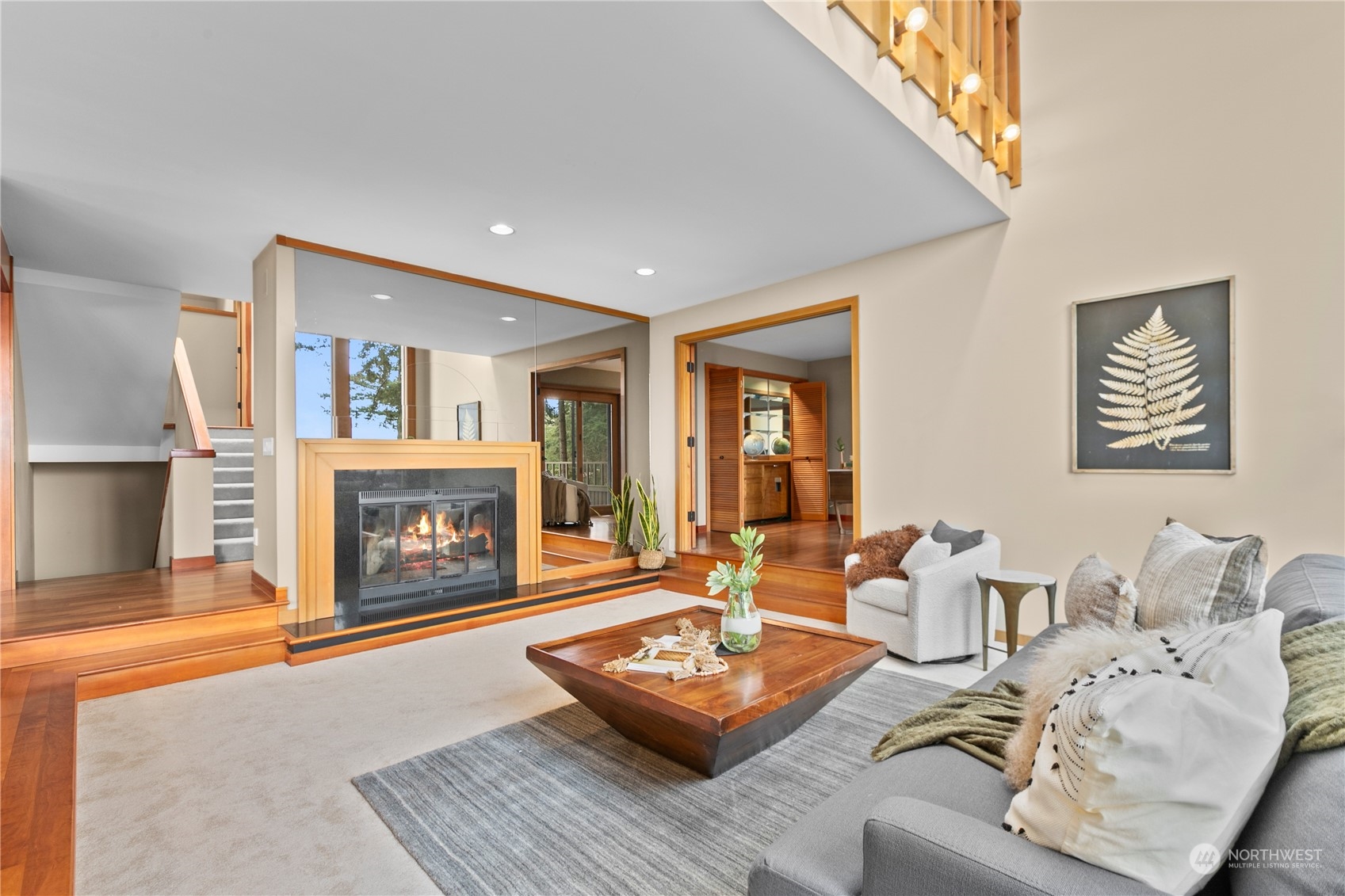 629 Fieldston Road Bellingham, WA 98225 - Photo 8 of 40 a living room with furniture and a wooden floor