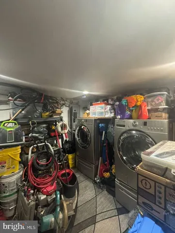 a view of storage and utility room