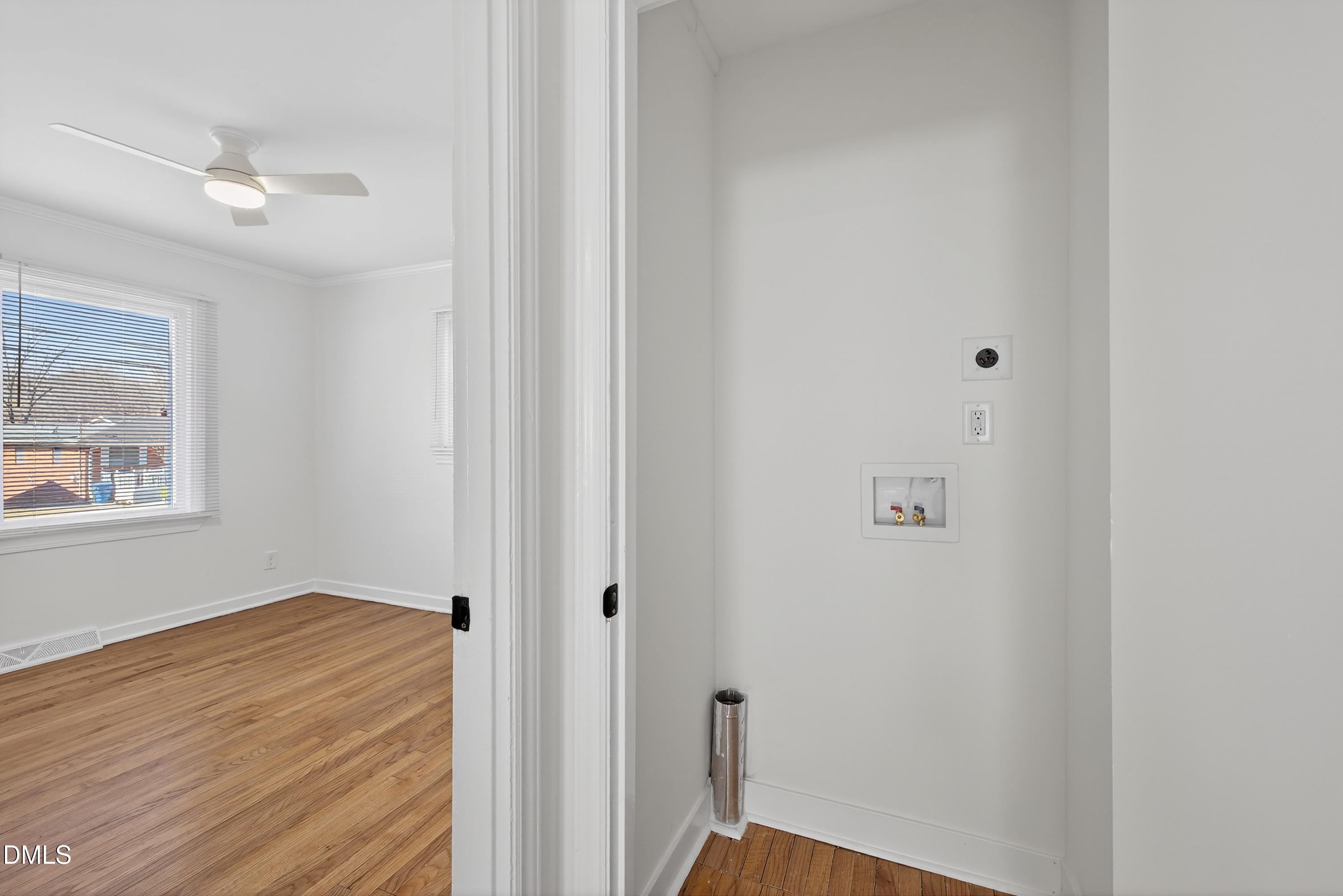 302 Normandy Street Durham, NC 27707 - Photo 27 of 29 a view of small space with wooden floor