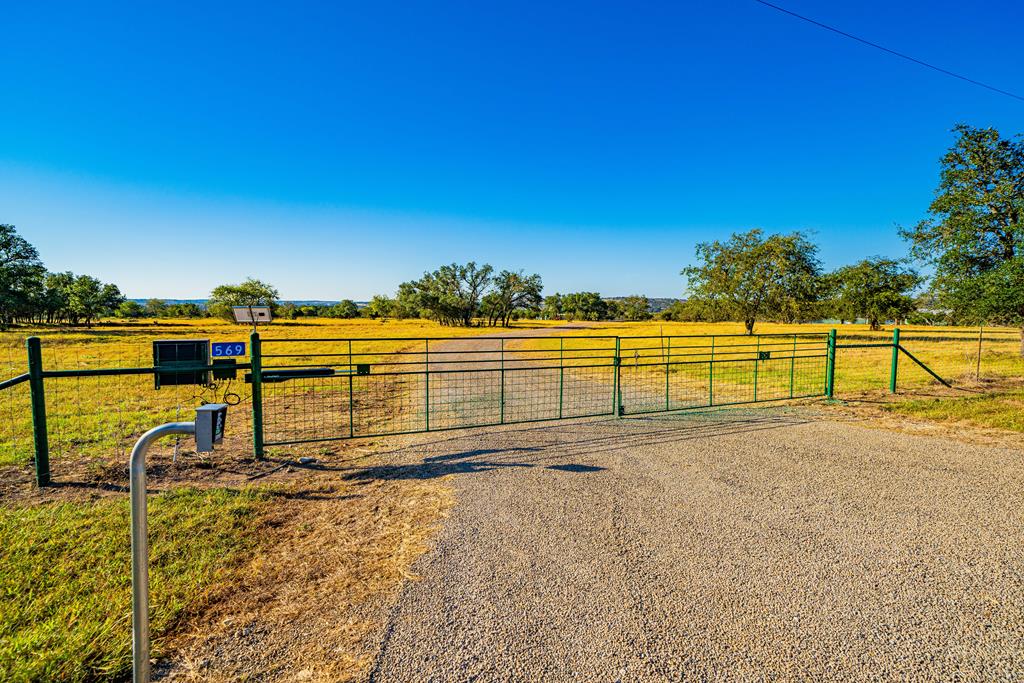 569 Funf Kinder Road Fredericksburg, TX 78624 - Photo 20 of 22 Entrance off Funf Kinder Rd