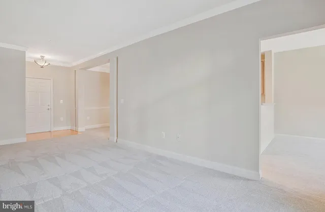 a view of an empty room