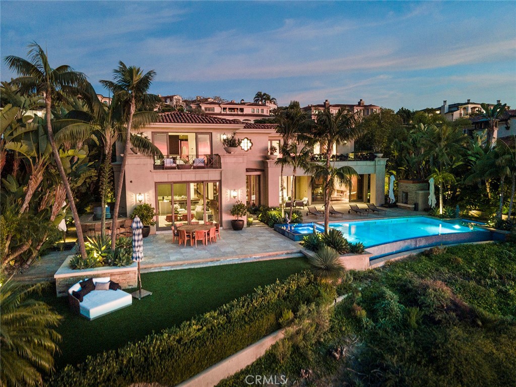9 Sailcrest Newport Coast, CA 92657 - Photo 35 of 37 an aerial view of a house with yard swimming pool and outdoor seating