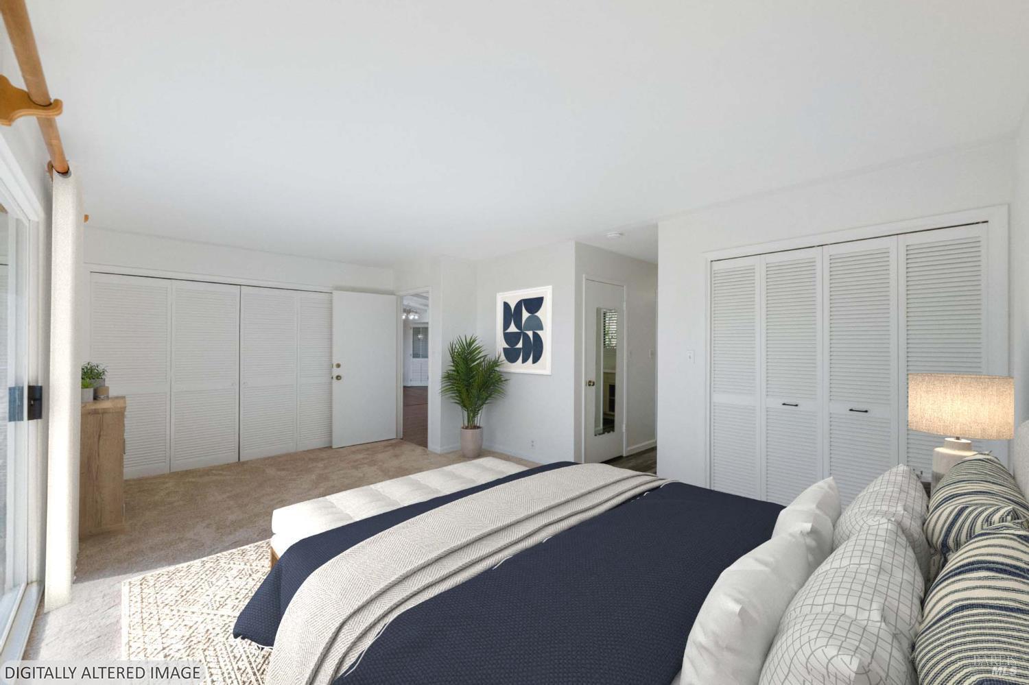 121 Knoll Place St. Helena, CA 94574 - Photo 26 of 54 Virtually staged furniture Primary bedroom