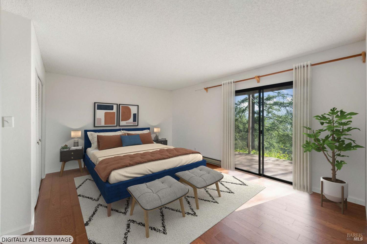 121 Knoll Place St. Helena, CA 94574 - Photo 33 of 54 Virtually staged furniture - Bedroom 2