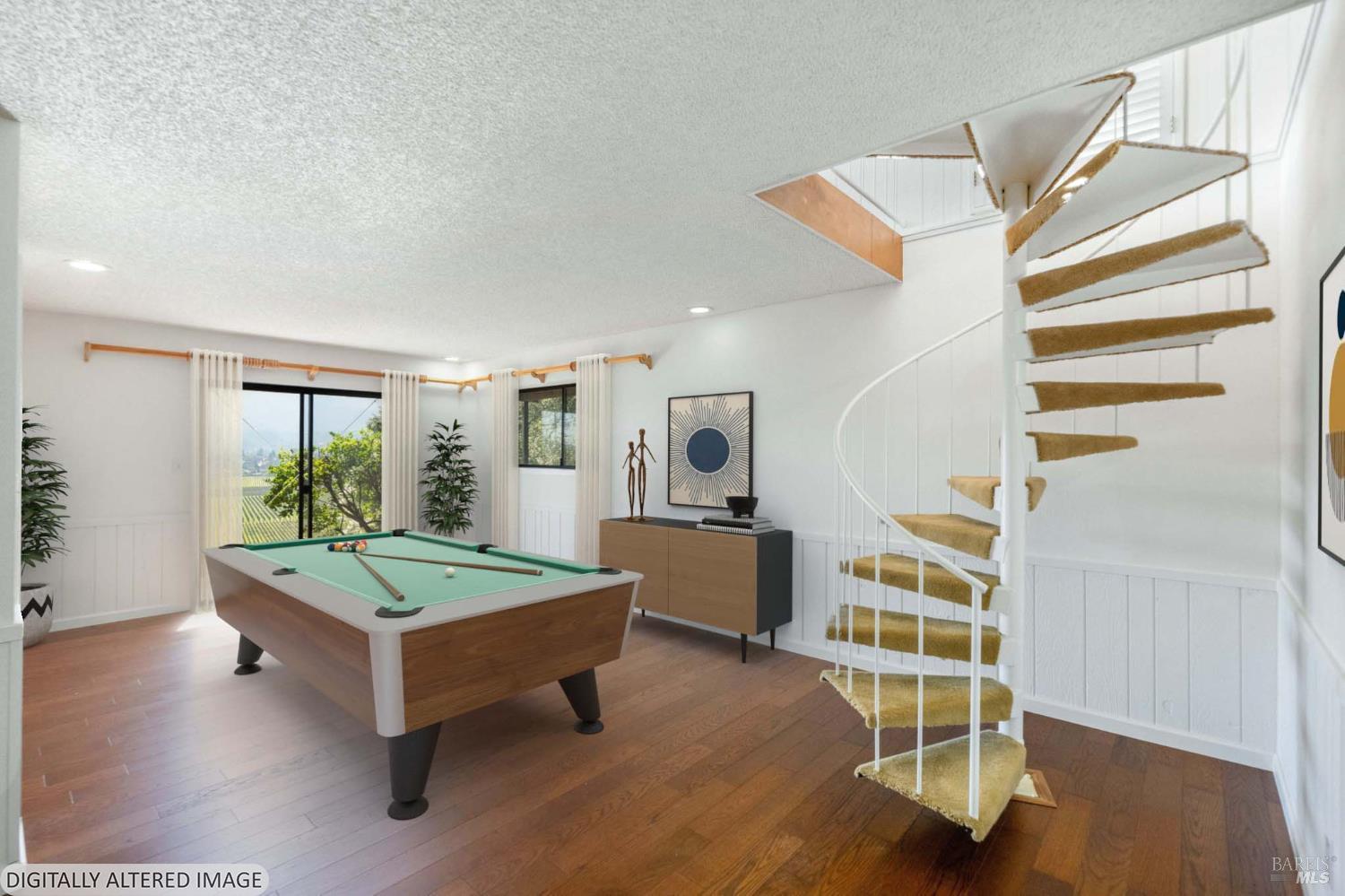 121 Knoll Place St. Helena, CA 94574 - Photo 46 of 54 Virtually staged game room