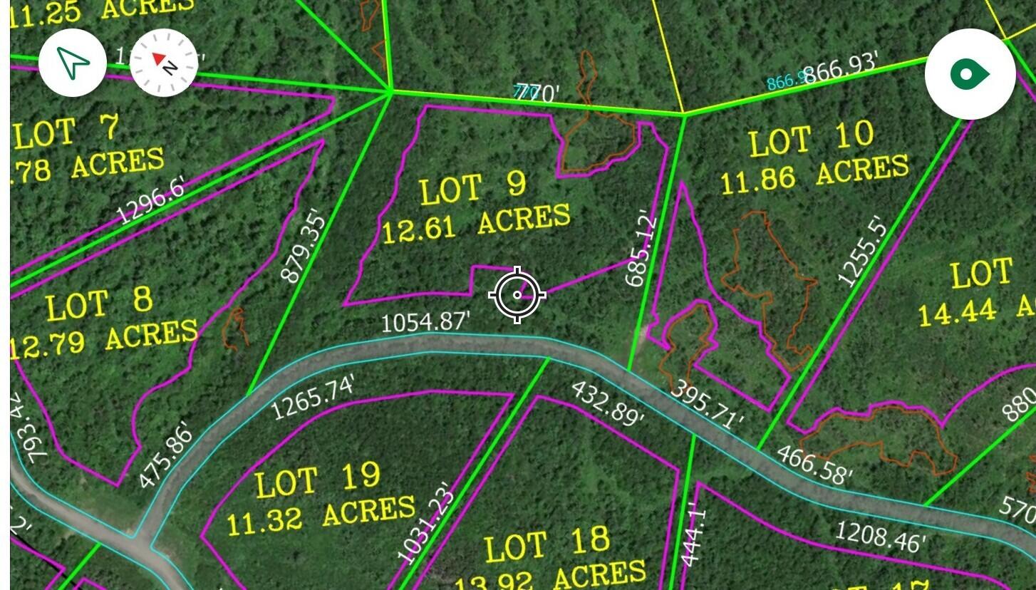 Lot 9 East Moose Alley Road Temple, ME 04984 - Photo 2 of 46 lot map w frontage