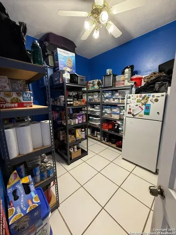 a room with storage and utility