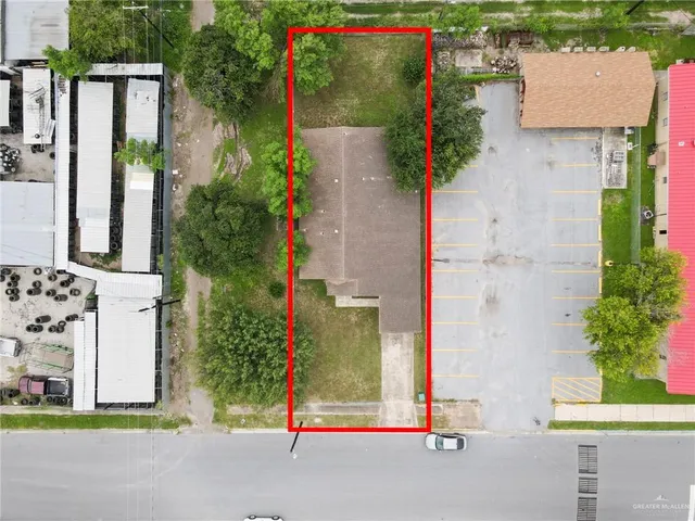 a house that has a street sign on it