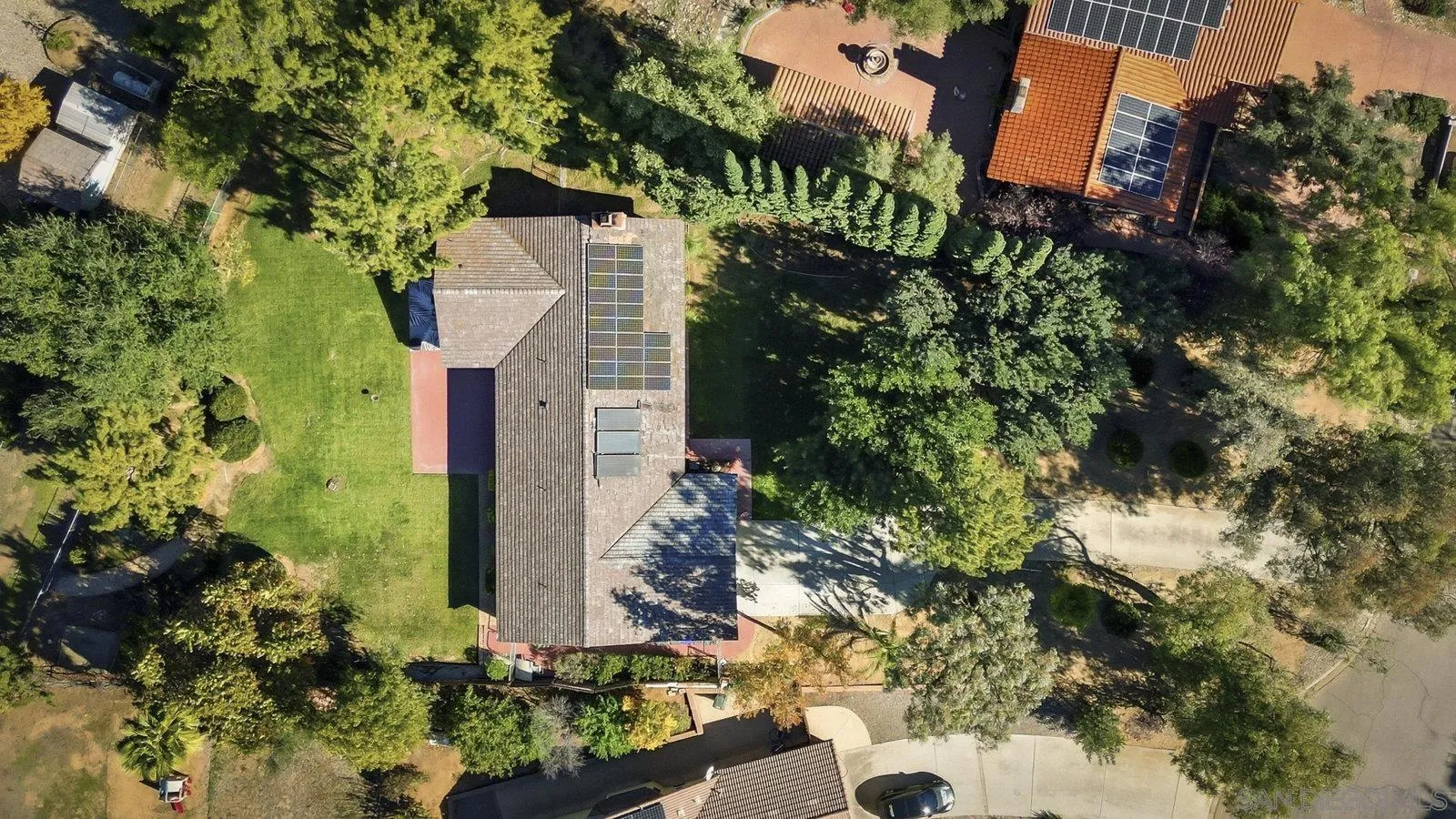 16120 Poderio Court Ramona, CA 92065 - Photo 36 of 38 an aerial view of a house