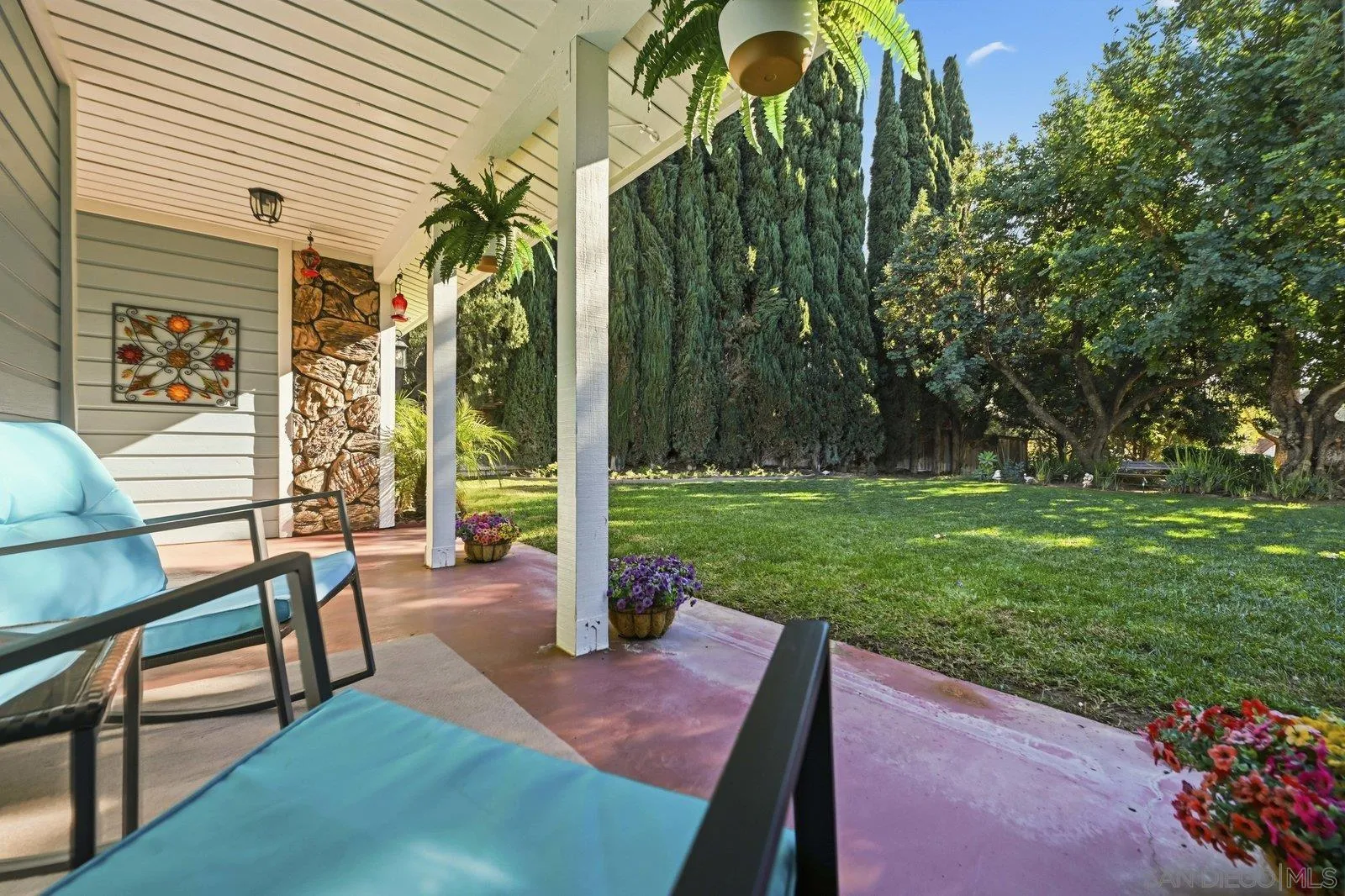 16120 Poderio Court Ramona, CA 92065 - Photo 6 of 38 a view of a backyard with sitting area