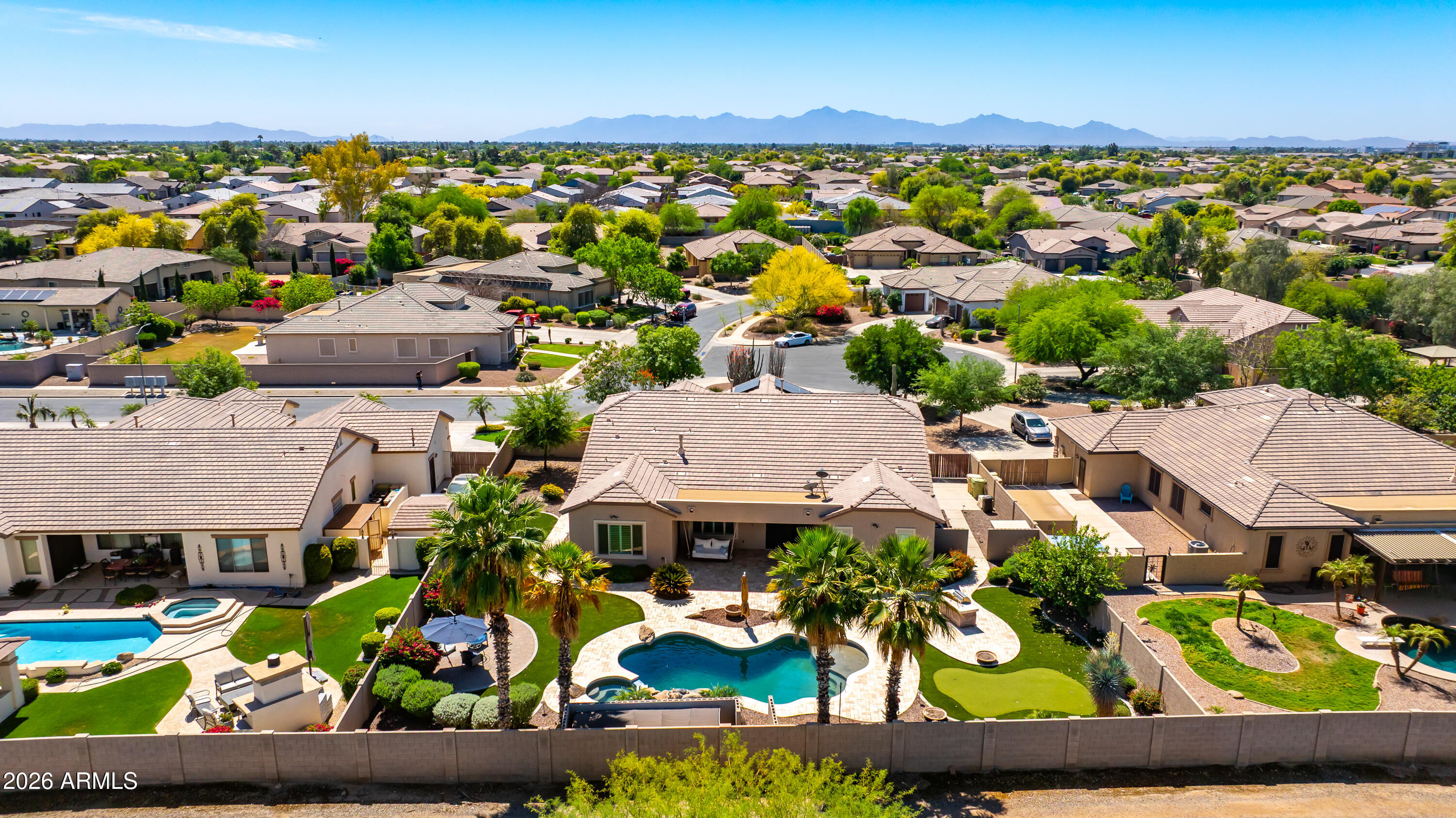 7718 North 84th Lane Glendale, AZ 85305 - Photo 62 of 82 an aerial view of residential houses with outdoor space