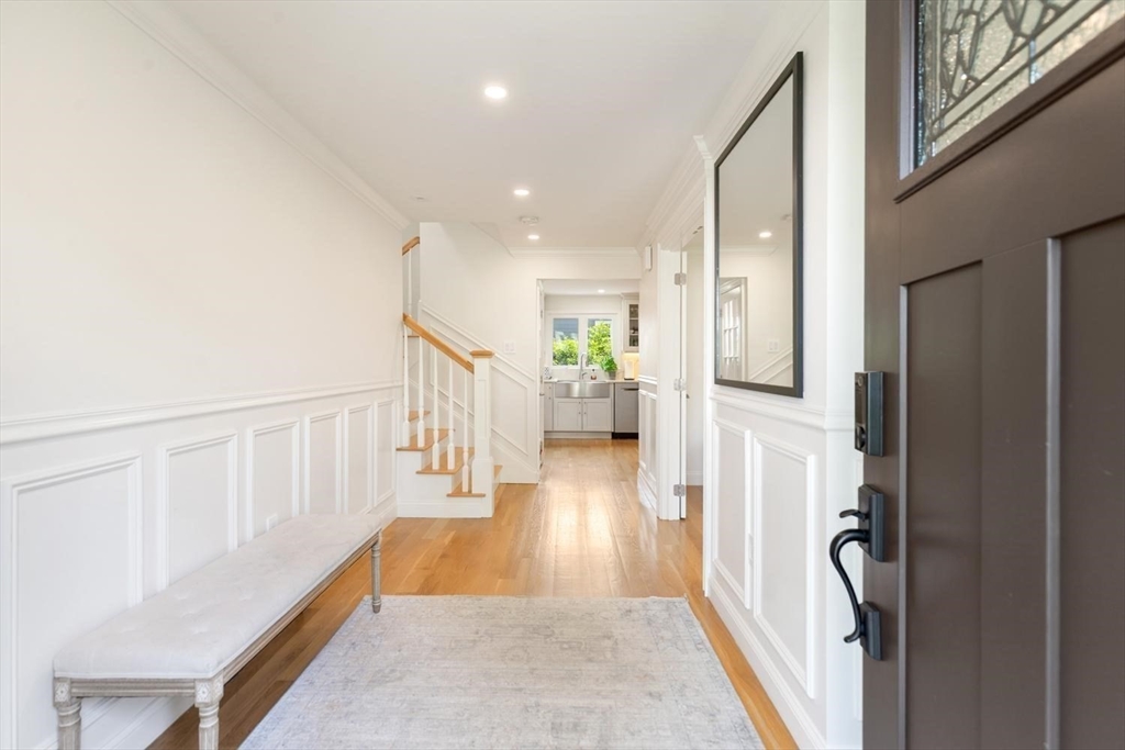 155 Adams Avenue Newton, MA 02465 - Photo 3 of 37 a view of an entryway with wooden floor