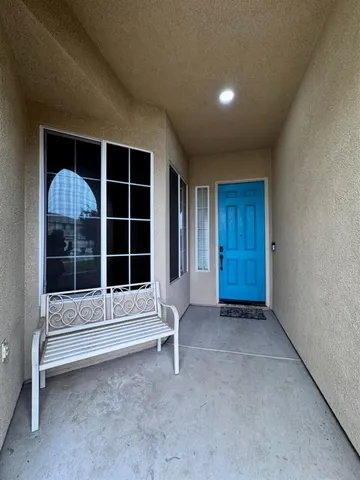 a view of a hallway with elevator