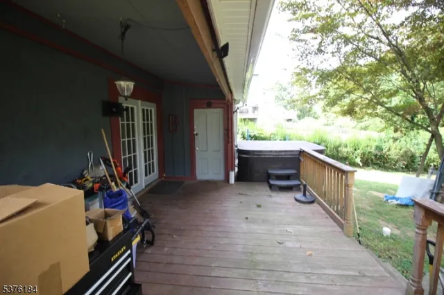 a view of deck and patio