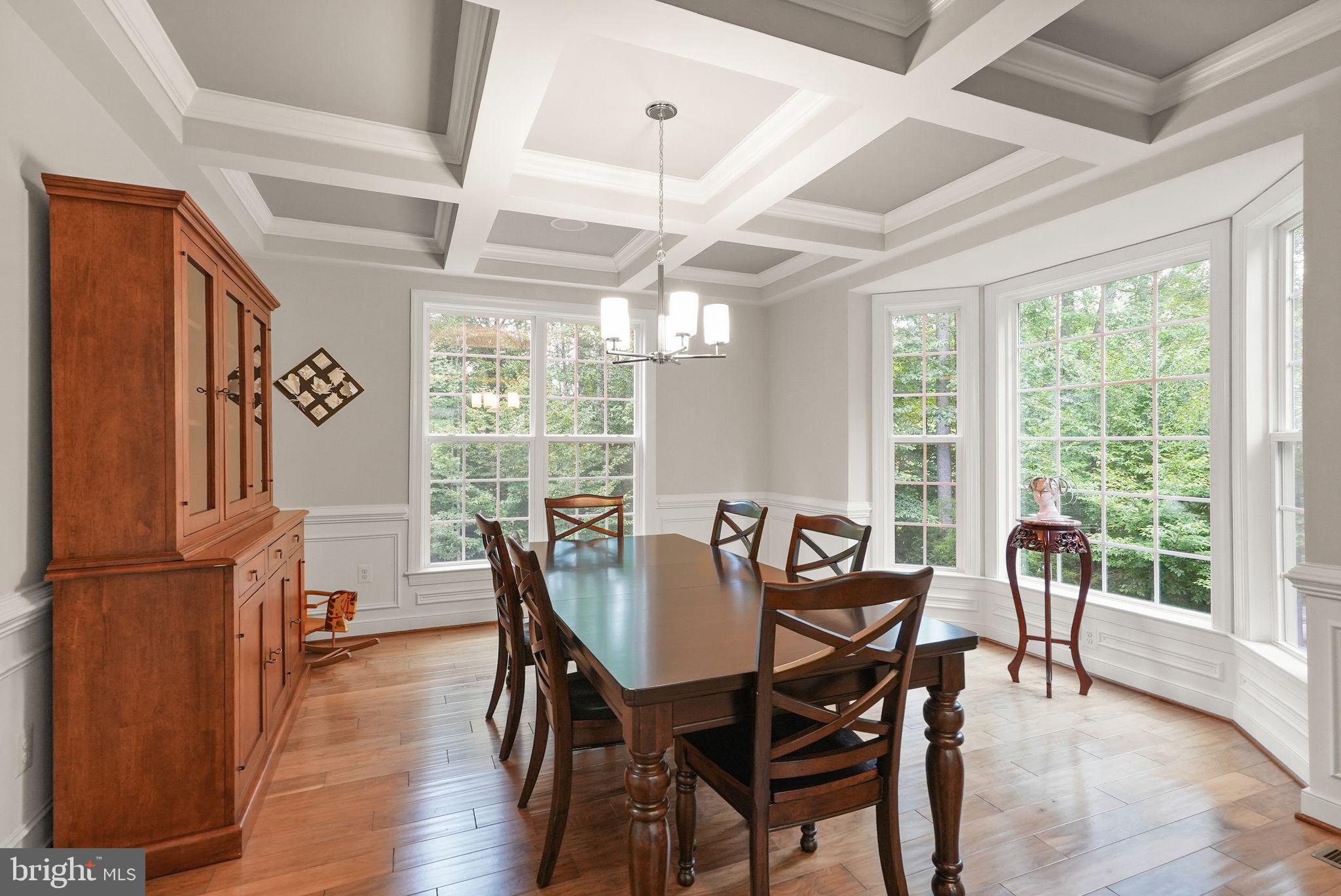 32 Pinewood Road Fredericksburg, VA 22405 - Photo 13 of 82 Dining Room w/a Coffered Ceiling.