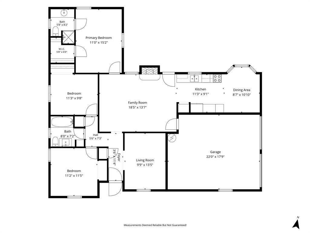 837 Springdale Road Bedford, TX 76021 - Photo 28 of 28 Floor plan