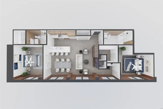 $2,072 | 3041 Locust Street, Unit 202, St. Louis, MO 63103